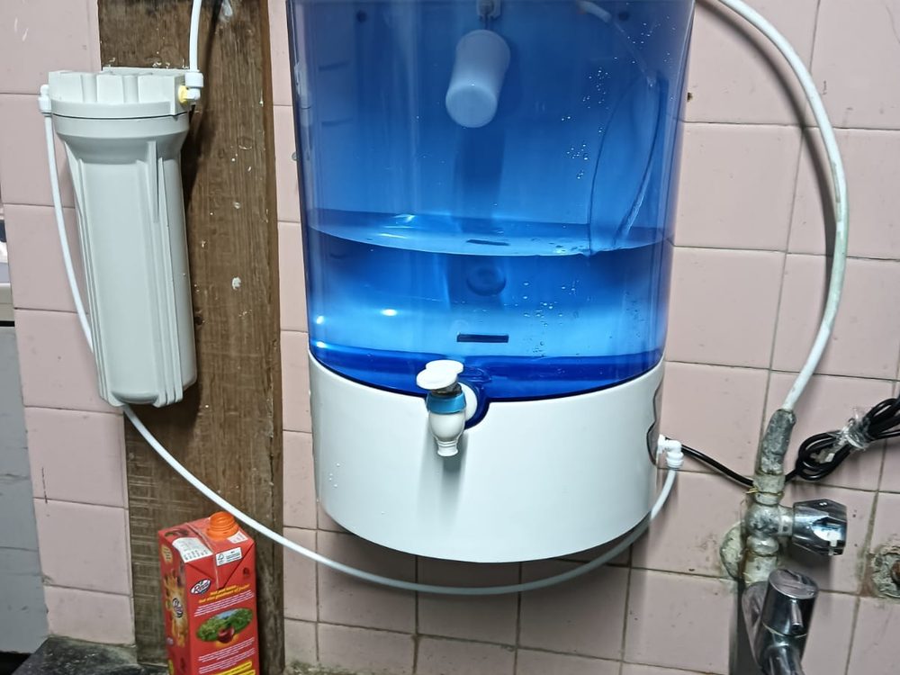 Stainless steel RO purifier storage unit